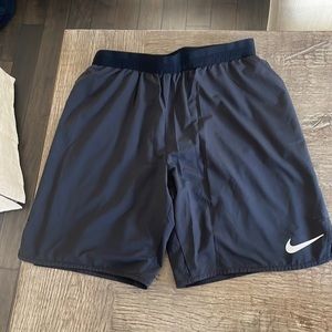Nike shorts with compression- Large